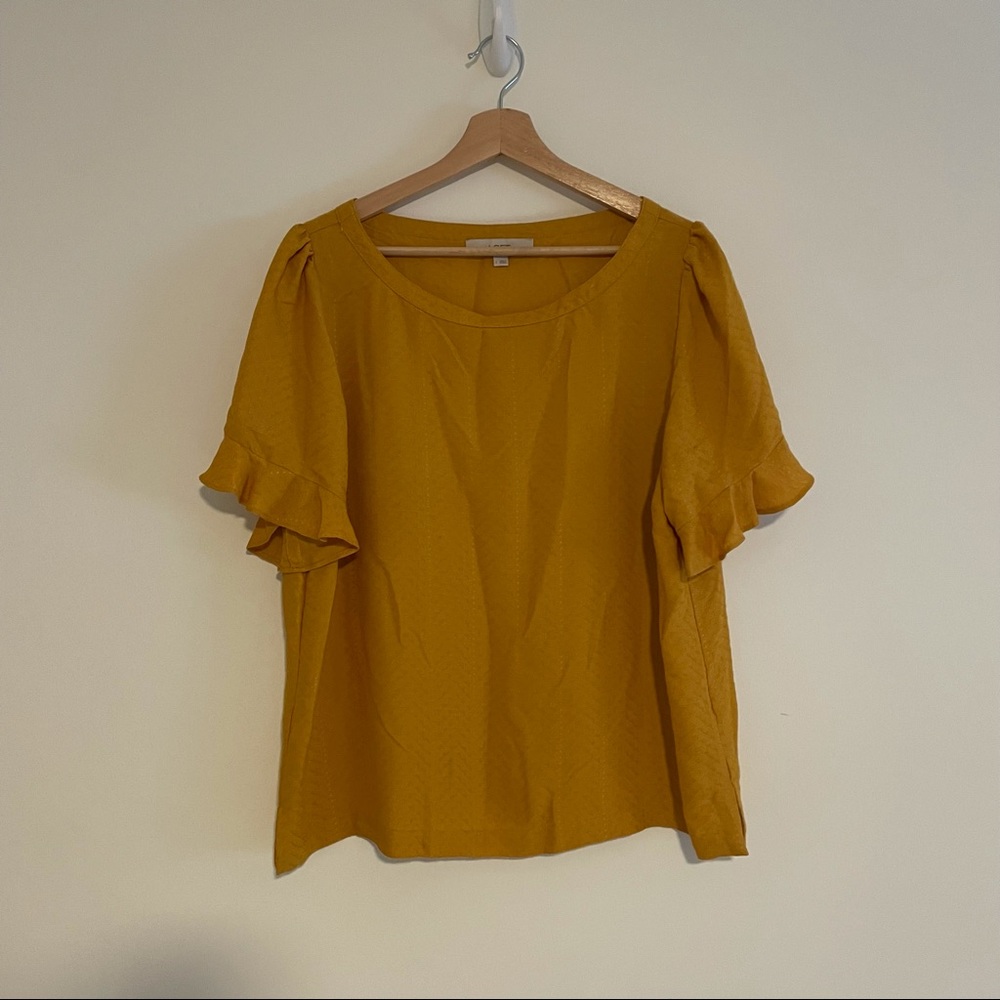 L Gold Loft Blouse